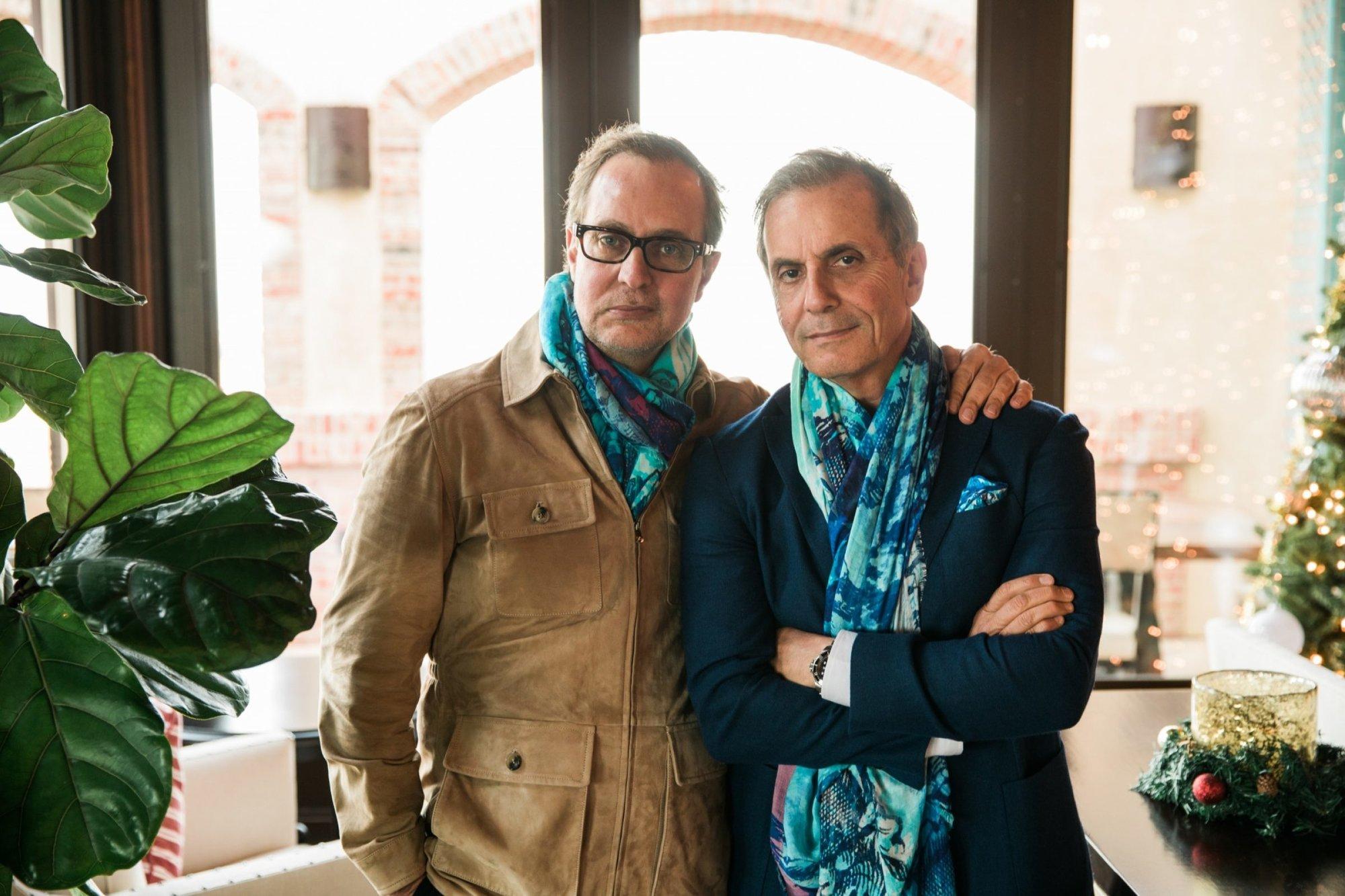 Daniel and Georges Daou pose at the DAOU Tasting room in Paso Robles